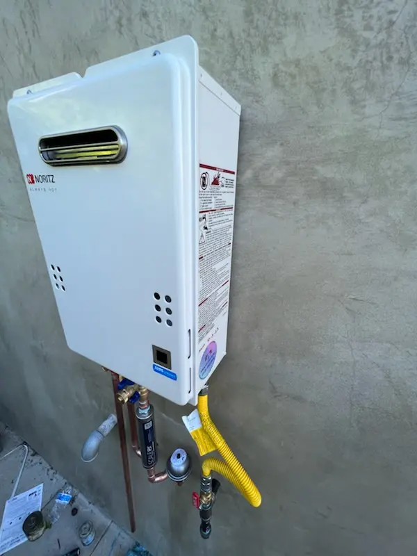 Tankless water heater installation for Hampton Green homes